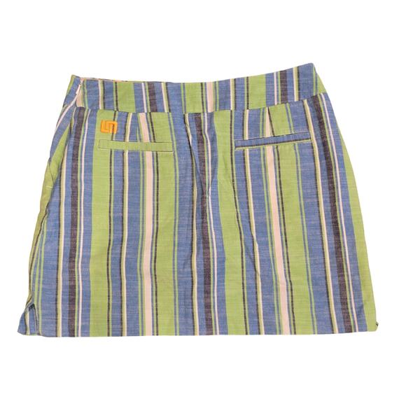 Women's LOUDMOUTH Golf Shorts Skort, Green and Blue Plaid, SZ 6 - Picture 2 of 7